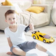 JOJOY® Rumeni avtobotski robotski avto na daljinsko upravljanje
