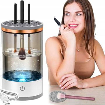 shumee 3-v-1 USB USB PODLOŽKA ZA ČIŠČENJE, UMIVANJE, SUŠENJE ČOPČEV IN KOZMETIČNE GOBICE