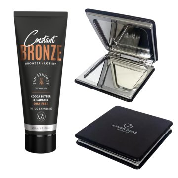 shumee 7suns Constant Bronze Bronzer Lotion 250 ml + brezplačno dvojno ogledalo