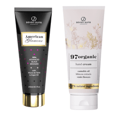 7suns 7suns American Glamour Strong Bronzer 250 ml + brezplačna krema za roke 75 ml