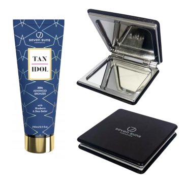 shumee 7suns Tan Idol 200x Mega Strong Bronzer Golden Edit + brezplačno dvojno ogledalo