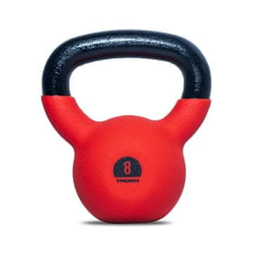 shumee THORN+fit kettlebell z gumirano prevleko 8 kg