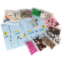 Mega Creative Gradniki actiniaria, KOMPATIBILNI Z LEGO, cvetlice v lončku, DIY SET, 1112 kosov 6+