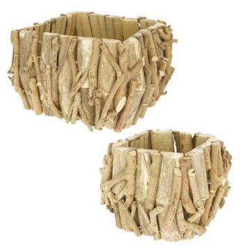 Rayher.	 Lonec kvadraten 17x17x12 cm, 28x28x15 cm, set 2
