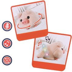 Mega Creative INTERAKTIVNA plišasta PLESNA PRAŠIČKA, igrača za otroke 2+, ZVOK, SVETLOB