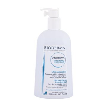 Bioderma Atoderm Intensive Ultra-Soothing Foaming Gel negovalni gel za prhanje za zelo občutljivo in atopično kožo unisex