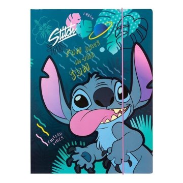Šolske mape Colorino z gumico Stitch 3