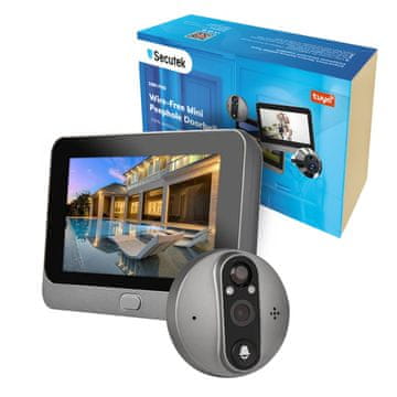 Secutek WiFi digitalno kukalo za vrata SRT-PD8