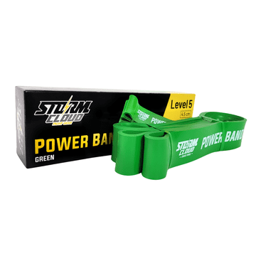 shumee Trak za vadbo StormCloud Resistance Band Power Band zelene barve 5. stopnje