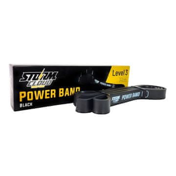 shumee Trak za vadbo StormCloud Resistance Band črne barve 3. stopnje