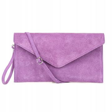 shumee Ženska usnjena torbica, svečana cocktail sklopka, majhna, elegantna, italijanska