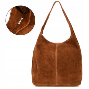 shumee Italijanska usnjena semiša torba AKCIJA