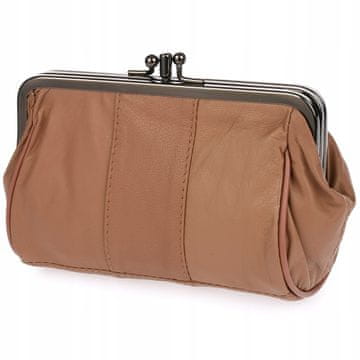 shumee Ženska usnjena torbica, velika, prostorna, na zaponko