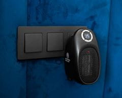 shumee ČRNI VENTILATORSKI GRELEC Z VTIČNICO AD 7726 - DE-AD7726