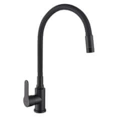 shumee KSANTI INOX PIPA ZA KORITO Z PREMIČNIM DVOJNIM IZTOKOM, ČRNA - H/BZ-37-I04