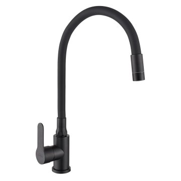 shumee KSANTI INOX PIPA ZA KORITO Z PREMIČNIM DVOJNIM IZTOKOM, ČRNA - H/BZ-37-I04