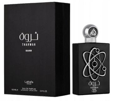 shumee LATTAFA Tharwah srebrna 100 ml EDP Spray uniseks parfumska voda
