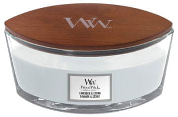 Woodwick SVEČA WW CLASSIC ELLIPSE LAVENDER & CEDAR 1666260E