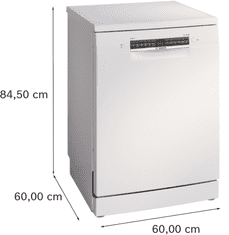 Bosch Serie 4, prostostoječi pomivalni stroj, 60 cm, bela (SMS4HVW14E)
