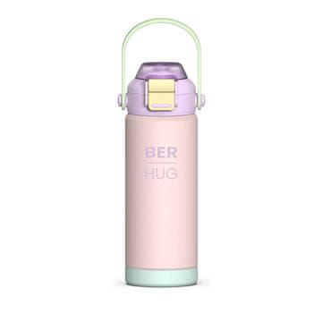 BerHug Termo flaška Kiddo 550ml Light Pink