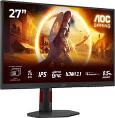 AOC U27G4R monitor, 68,6cm (27), 4K UHD, IPS, G-Sync compatible, 160 Hz
