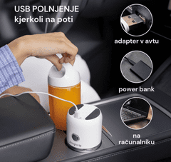 Rosmarino Prenosni blender NutriMax 2 GO, kremna