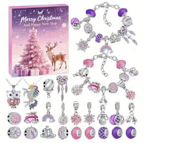 Damot d.o.o. Božični adventni koledar z nakitom »Merry Christmas« – 24 presenečenj