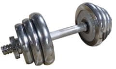 ACRAsport Uteži za vadbo, krom 12 kg