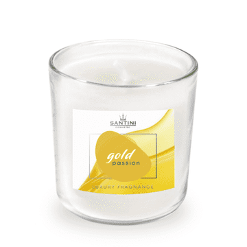 Santini Cosmetic Razkošna sveča - Gold Passion, 200g