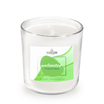 Santini Cosmetic Razkošna sveča - Unlimited Freshness, 200g
