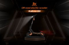 KuKirin Električni skuter Zmogljiv 1200 W motor do 50 KM/H 10,5-palčne terenske pnevmatike 52 V/18 Ah Zložljiv skuter velike prostornine