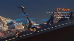 KuKirin Električni skuter Zmogljiv 1200 W motor do 50 KM/H 10,5-palčne terenske pnevmatike 52 V/18 Ah Zložljiv skuter velike prostornine