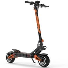 KuKirin Električni skuter z največjo močjo 3000 W, dvojnim motorjem, 52 V 23,4 Ah, največjim dosegom 80 km, odstranljivo baterijo, LCD zaslonom in zložljivo zasnovo.