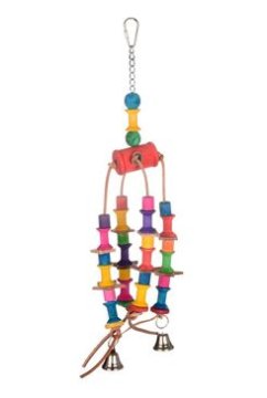 Tommi Igrača za eksote z valjčki in zvončki, lesena