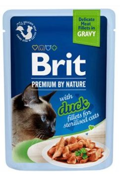Brit Premium Cat D Fillets Gravy Duck Sterilizirano 85g