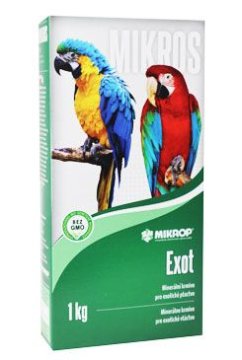 Mikrop Mikros Exot za papige plv 1kg škatla