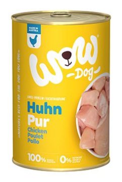 Dog's Love WOW PUR piščančji monoprotein v pločevinki 400g