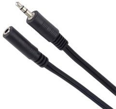 PremiumCord Kabel Jack 3,5 mm M/F 2 m