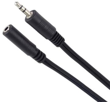PremiumCord Kabel Jack 3,5 mm M/F 2 m