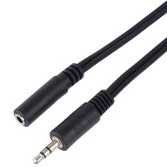 PremiumCord Kabel Jack 3,5 mm M/F 2 m