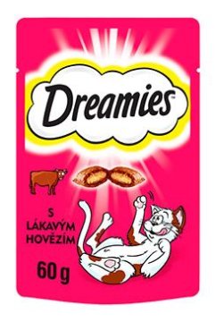 Dreamies poslastica za mačke z govedino 60g