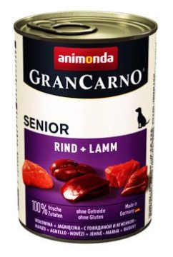 Animonda pes GRANCARNO cons. SENIOR govedina/jagnjetina 400g