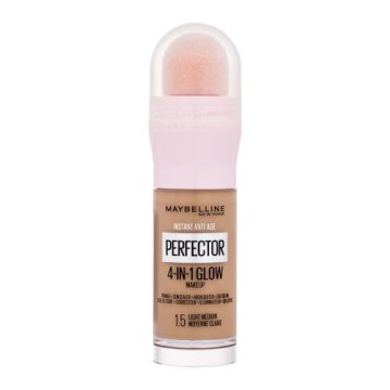 Maybelline Instant Anti-Age Perfector 4-In-1 Glow posvetlitveni tekoči puder z gobico 20 ml