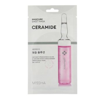 MISSHA Mascure Sheet Mask Ceramide negovalna maska iz blaga 28 ml unisex