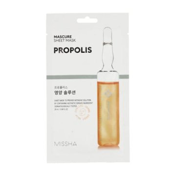 MISSHA Mascure Sheet Mask Propolis učvrstitvena maska iz blaga 28 ml unisex