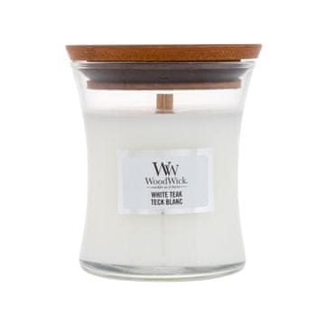 Woodwick White Teak dišeča svečka