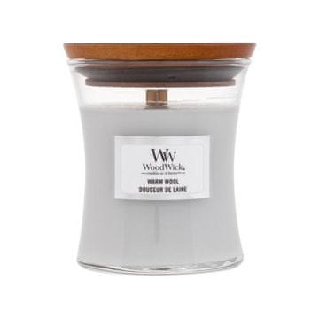 Woodwick Warm Wool dišeča svečka