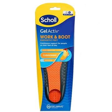 Scholl GelActiv Work & Boot Orthotic vložki (vložki za čevlje) 1 par