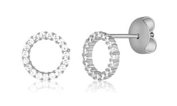 JVD Elegantni srebrni uhani s cirkoni SVLE3254XD5BI00