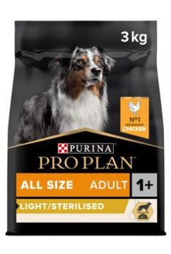Purina ProPlan Dog Adult All Size LightSterilised Chick 3kg